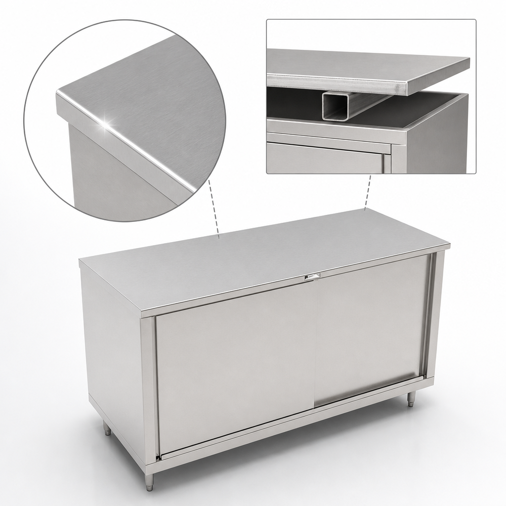 Reinforced Stainless Steel Top