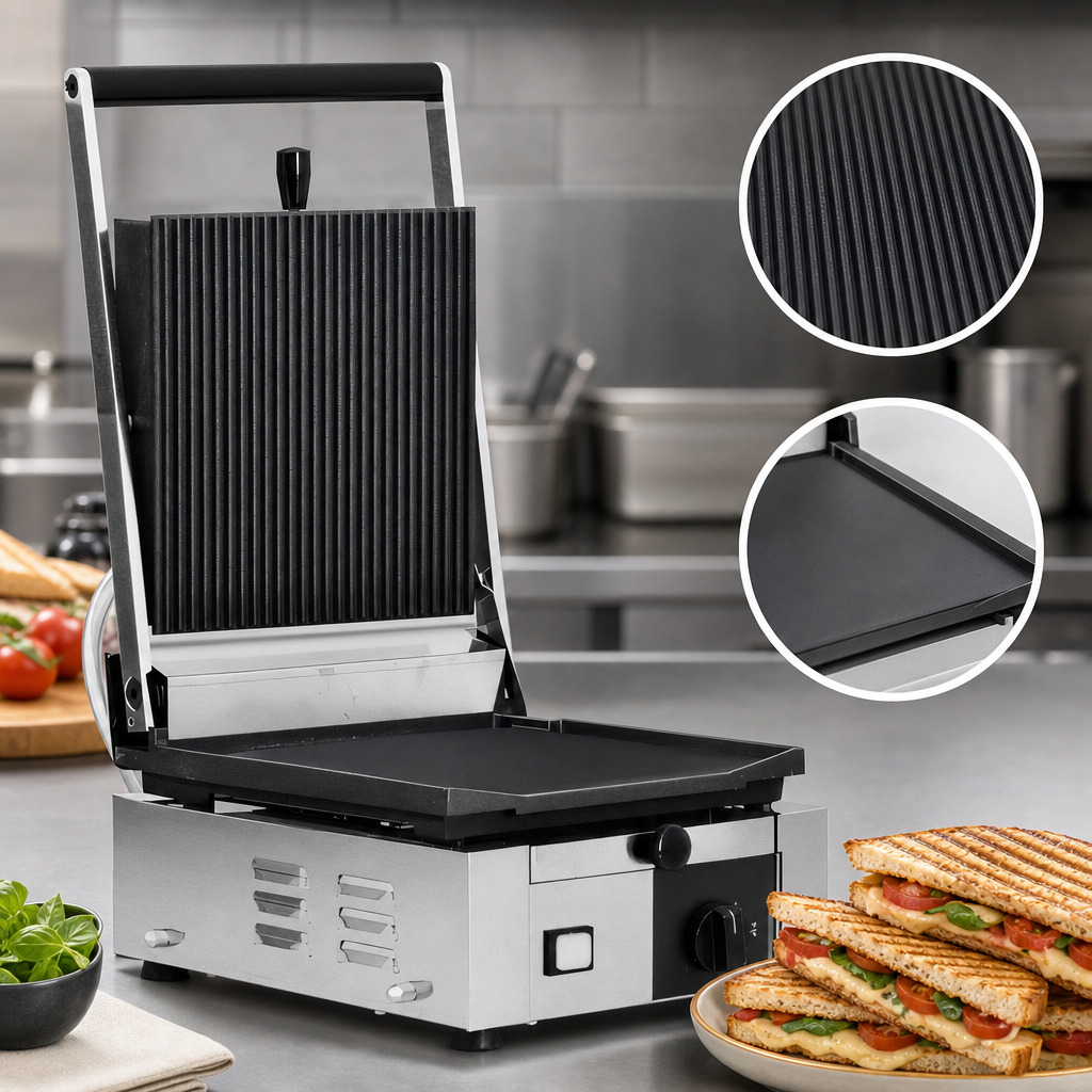 Ribbed Top / Flat Bottom Plates