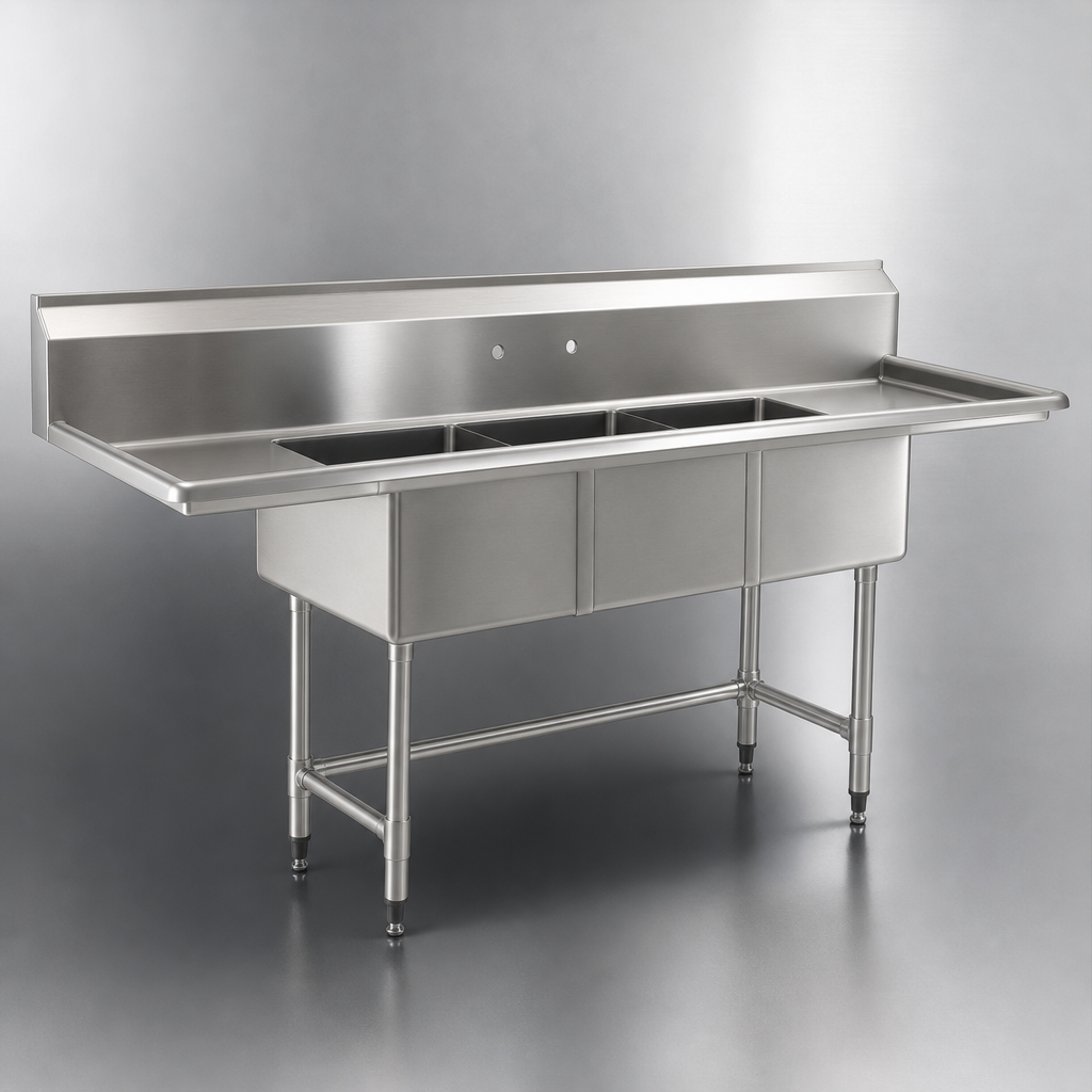 16 Gauge 304 Stainless Steel Construction