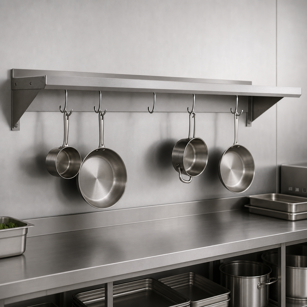 Integrated Pot Rack