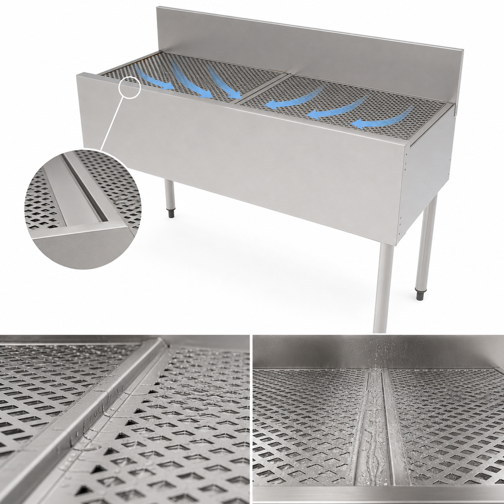 Pitched Drainboard Top