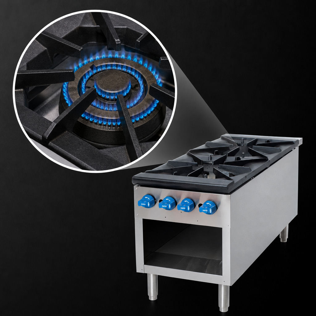 Double-Ring Venturi Cast Iron Burners