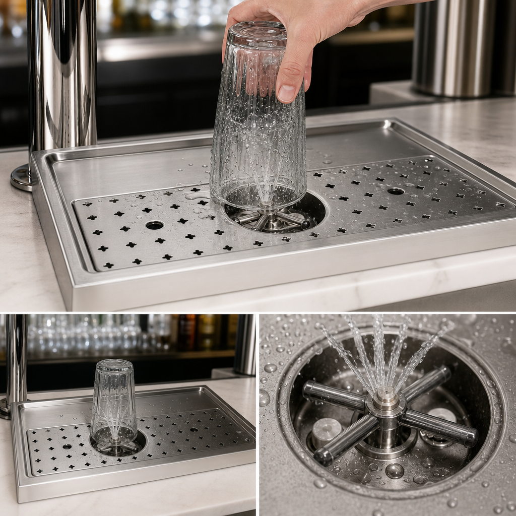 Integrated Glass Rinser