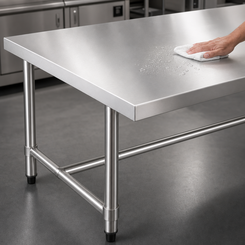 16-Gauge 304 Stainless Steel Top