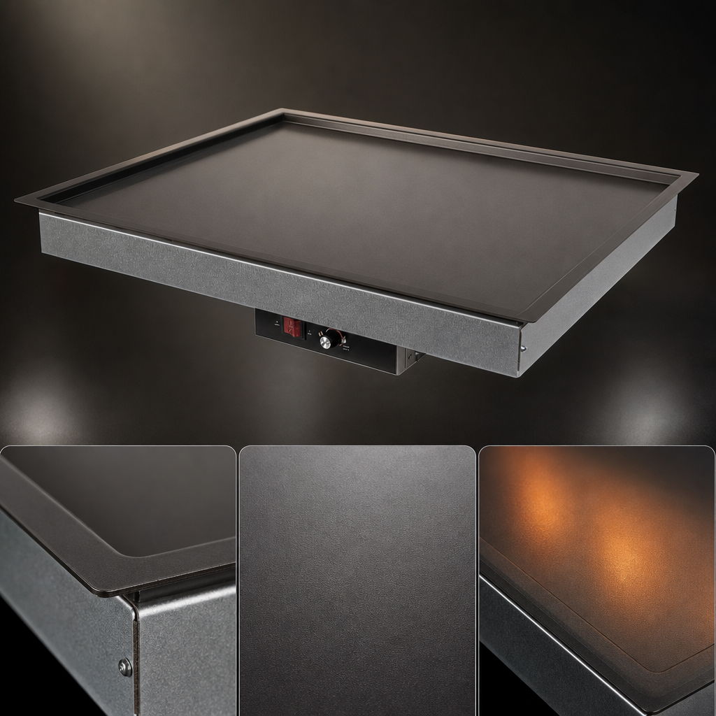 Hardcoat Aluminum Heating Surface