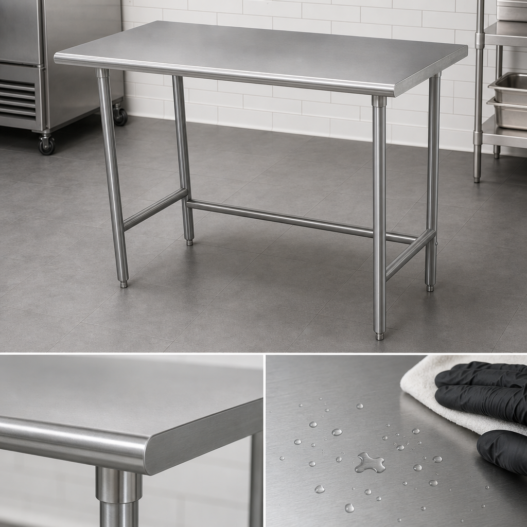 16-Gauge 430 Stainless Steel Top