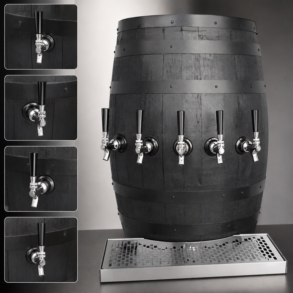 Five-Faucet Capacity
