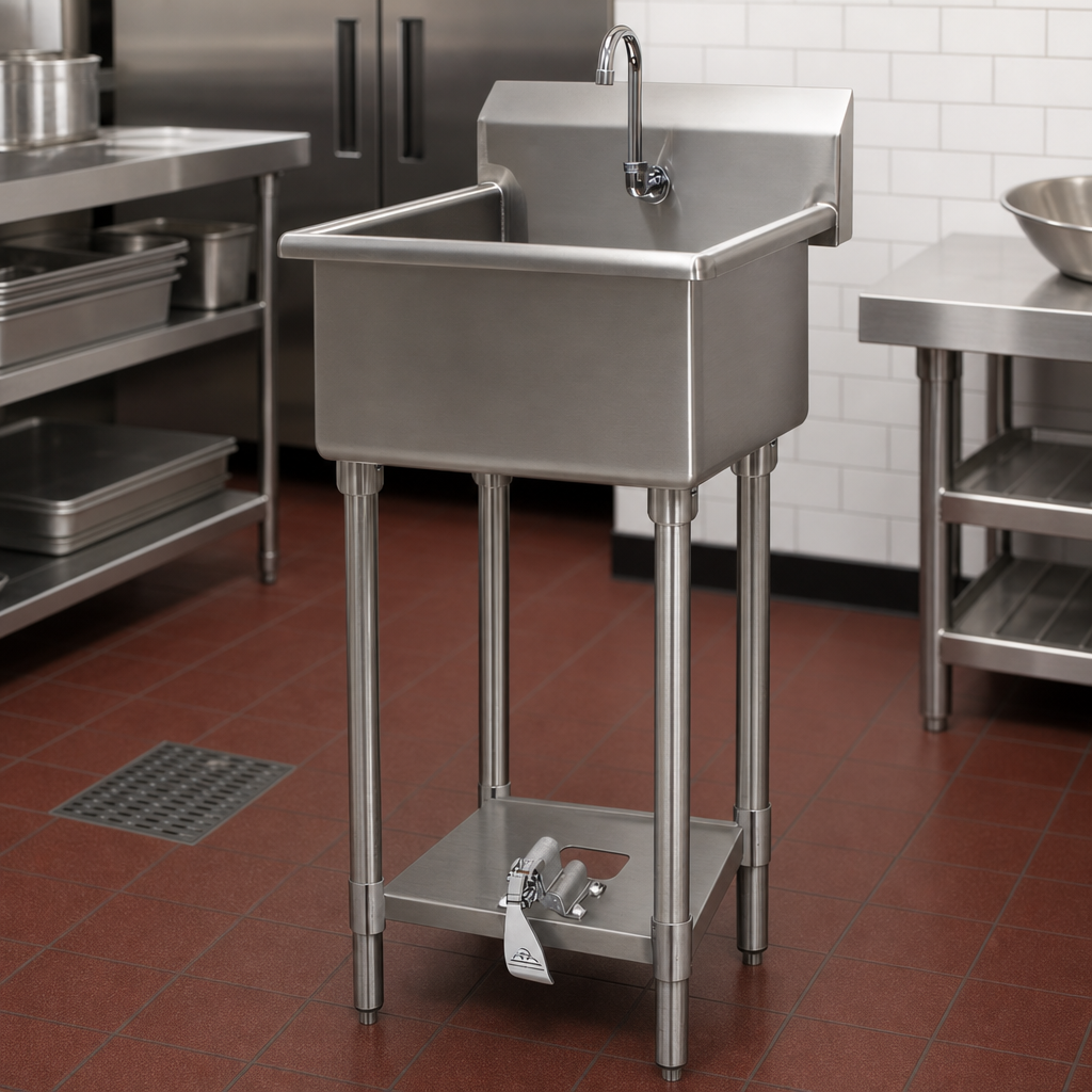 16-Gauge 304 Stainless Steel Construction