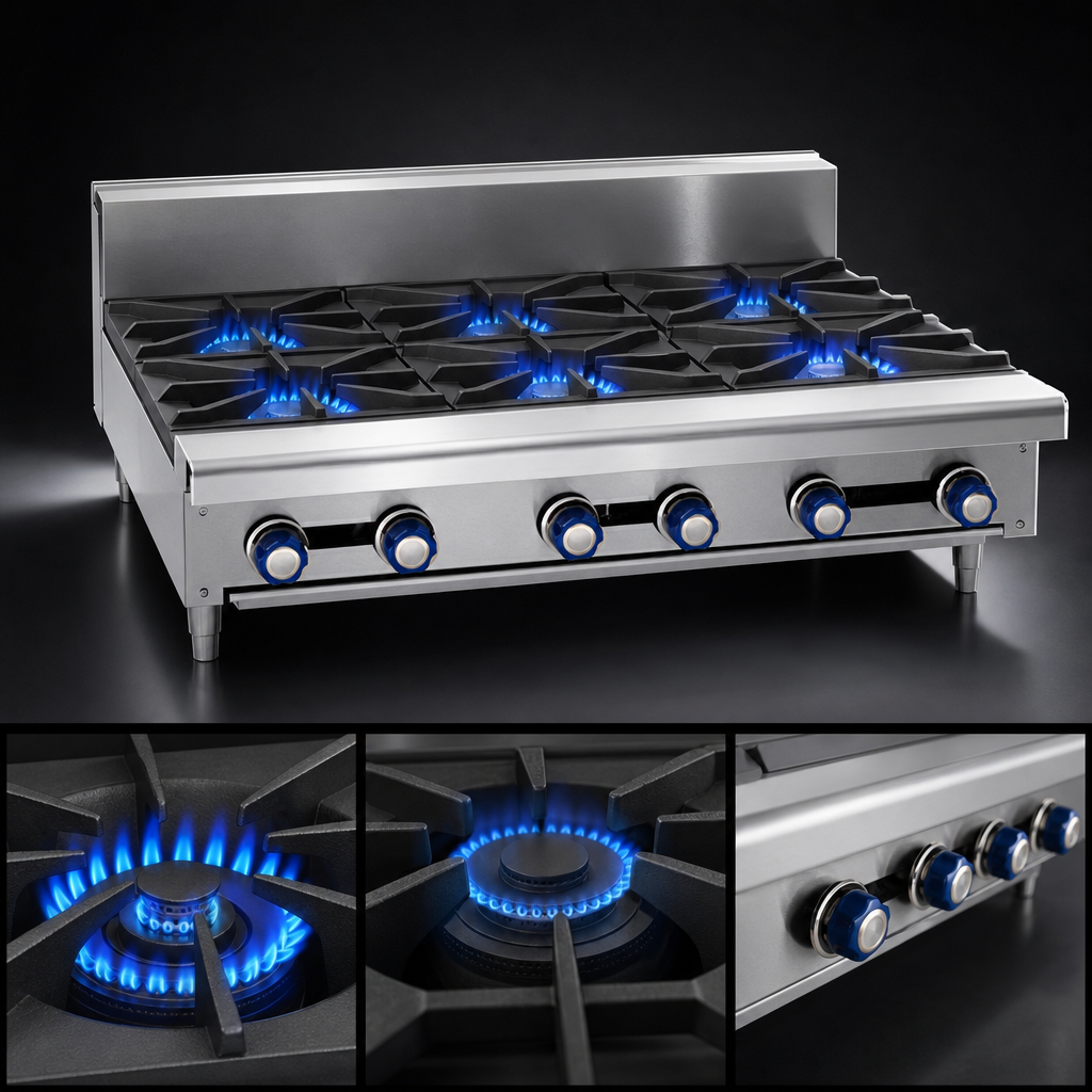 Six-Burner Configuration