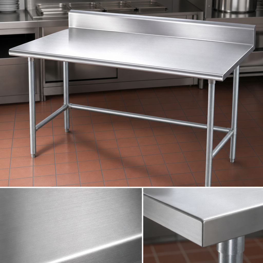 16-Gauge 430 Stainless Steel Top