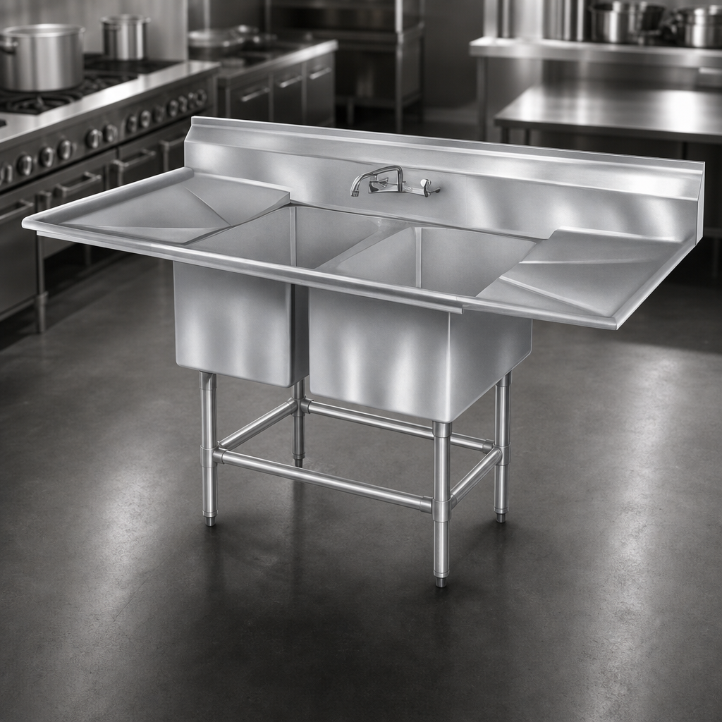 14-Gauge 300-Series Stainless Steel Construction