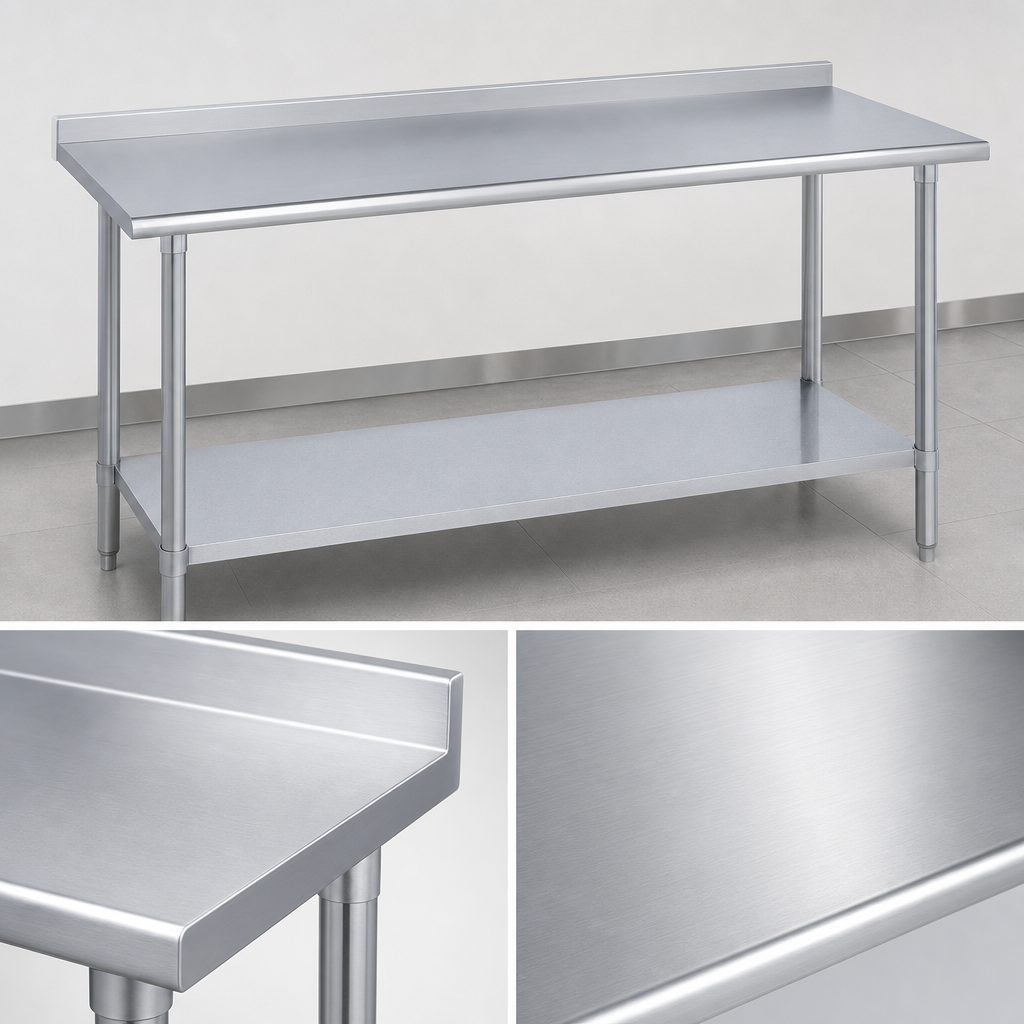 16 Gauge 400 Series Stainless Steel Top
