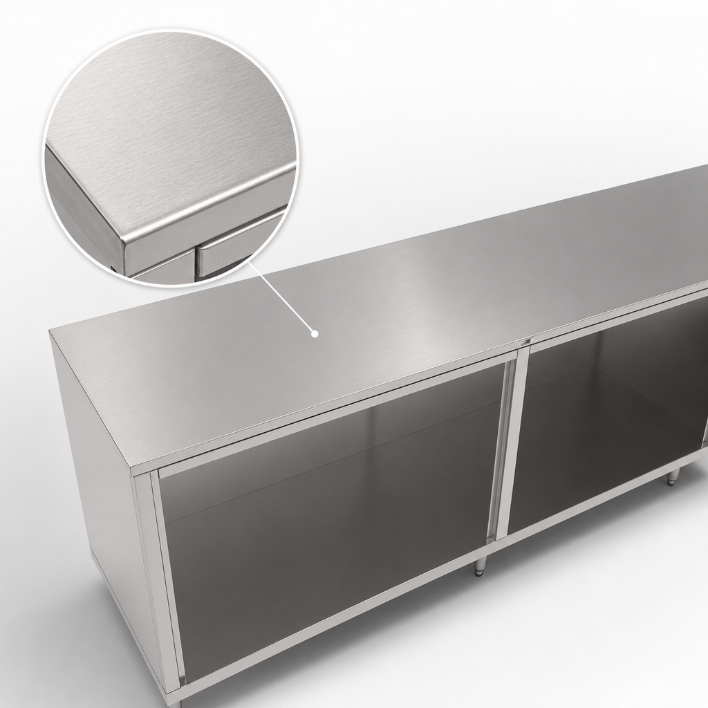 14-Gauge 300-Series Stainless Steel Top