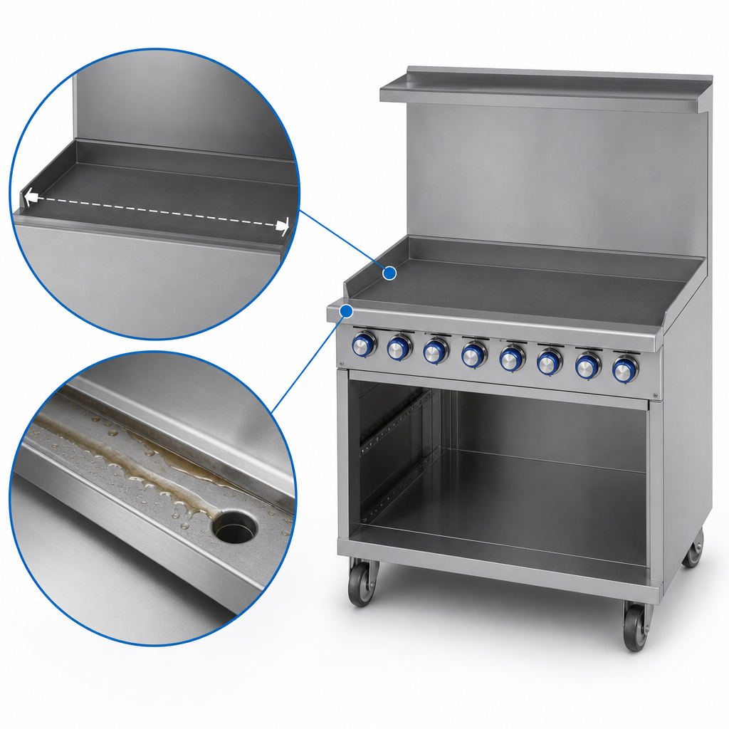 3-Inch Grease Trough