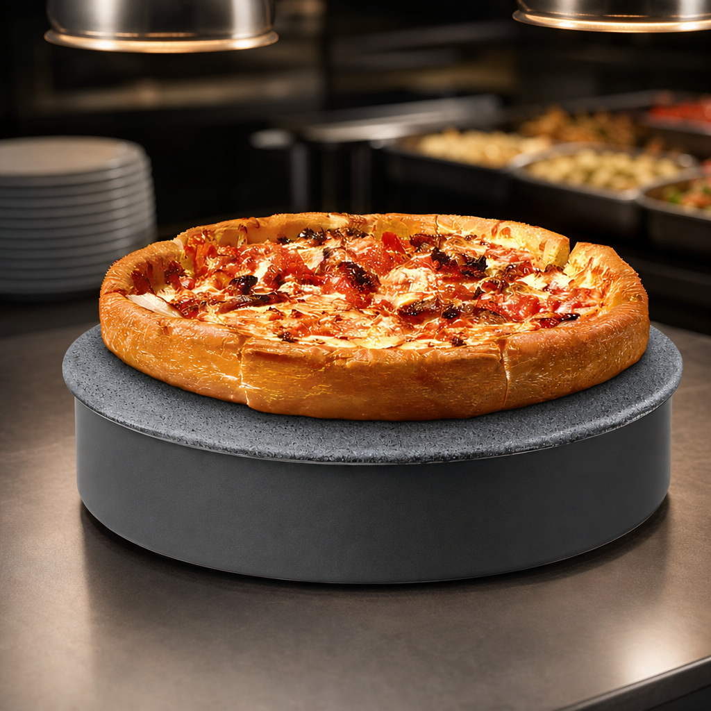 Round Simulated Stone Shelf