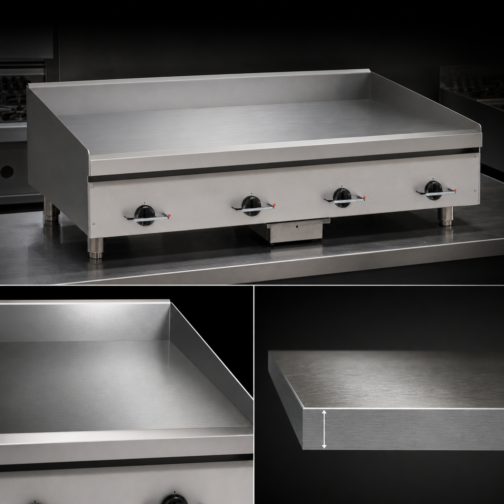 Heavy-Duty Steel Griddle Plate
