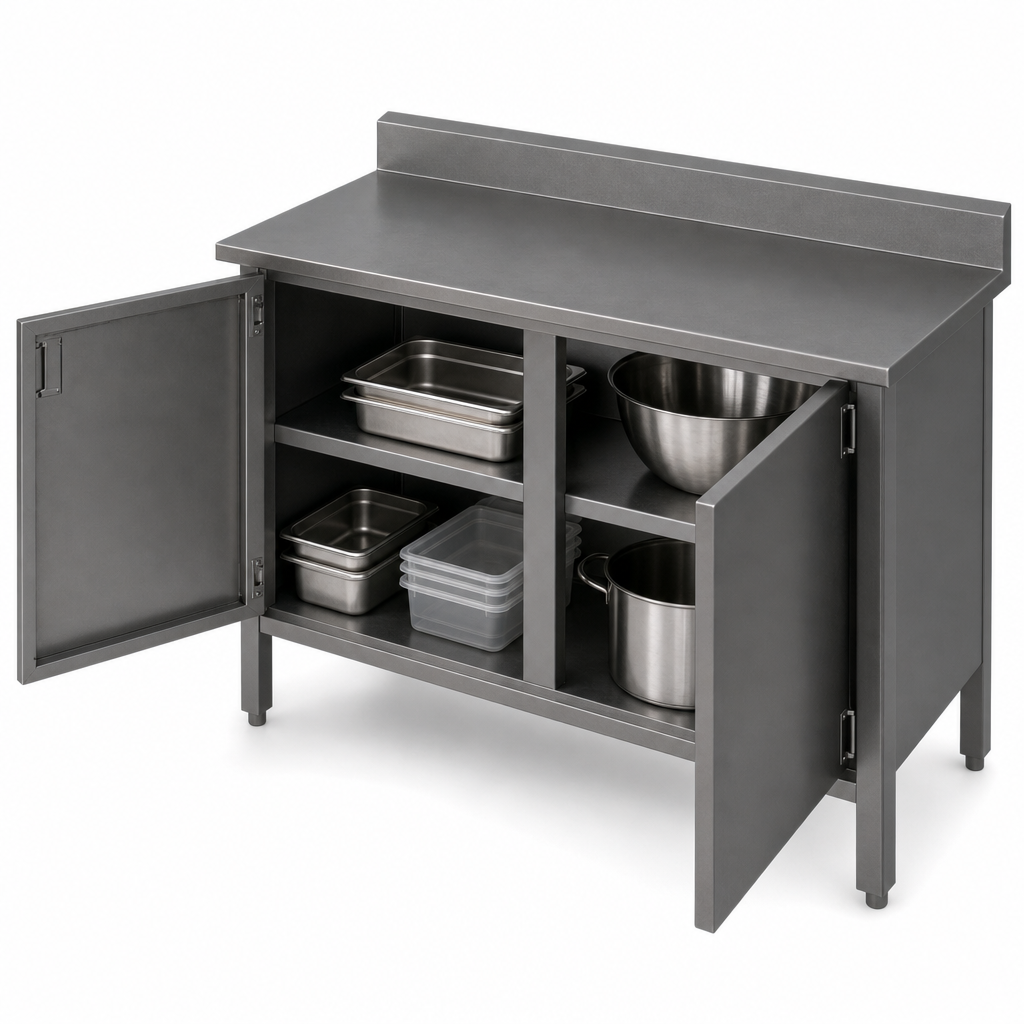 Cabinet Base with Hinged Doors