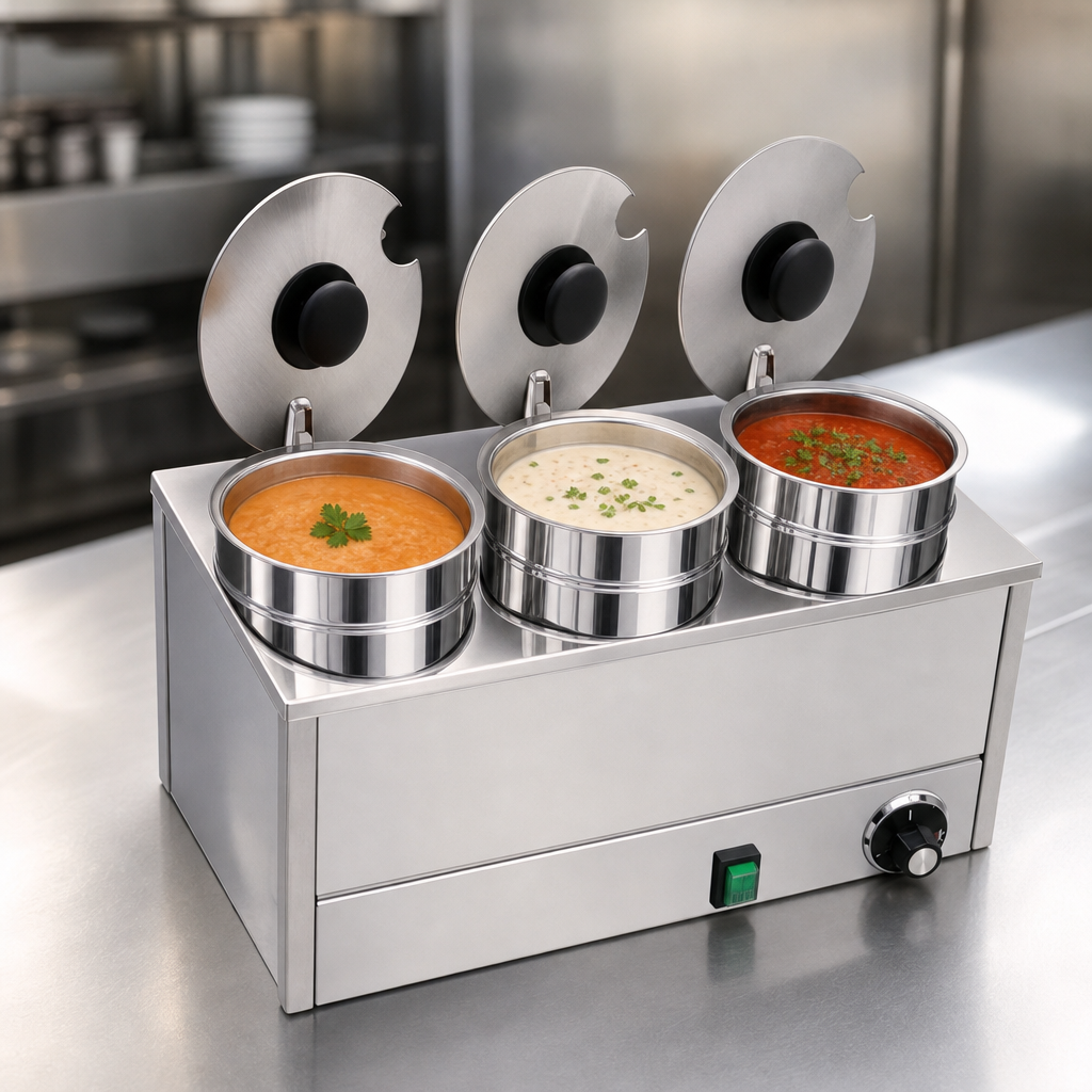 Triple 4-Quart Capacity
