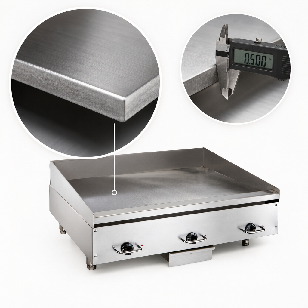1/2-Inch Polished Steel Plate
