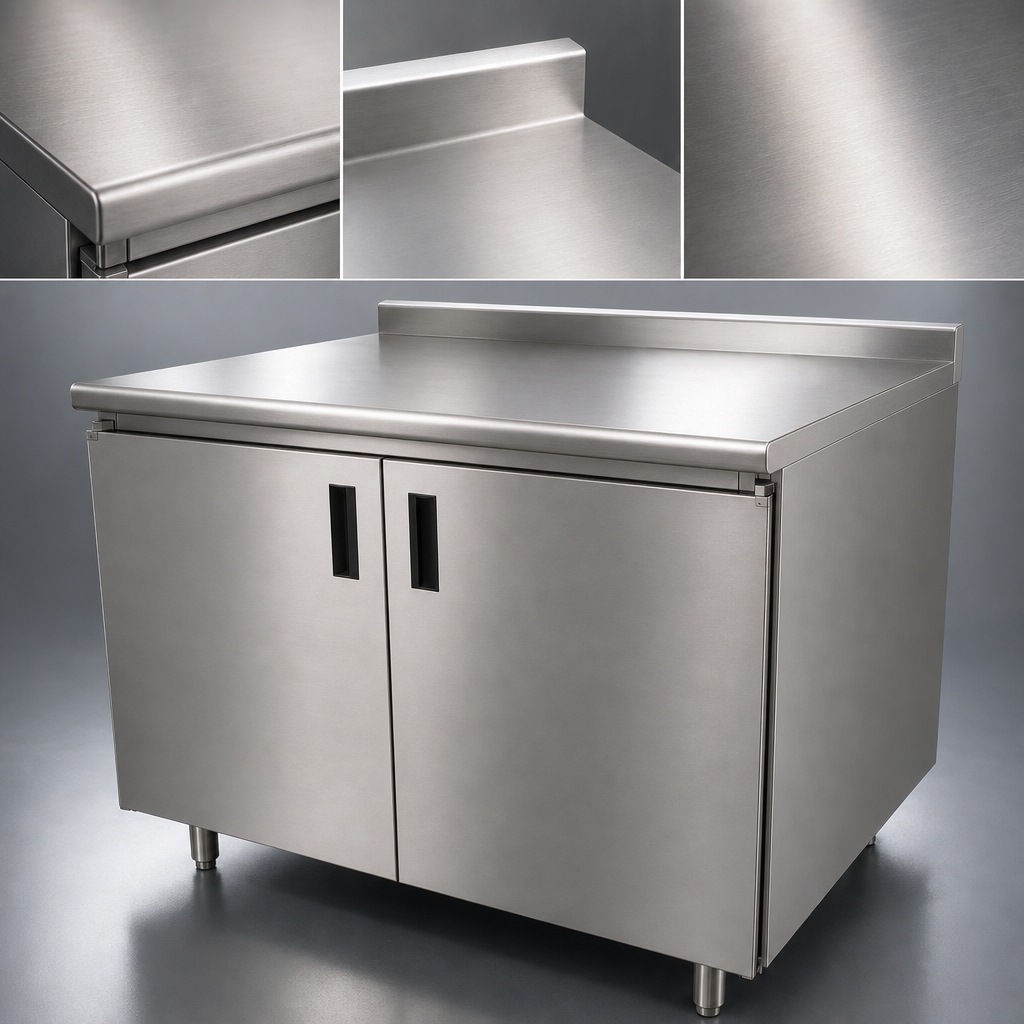 14-Gauge 304 Stainless Steel Top