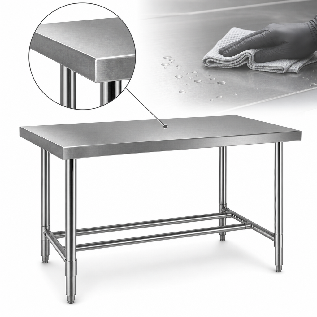 18-Gauge Stainless Steel Top