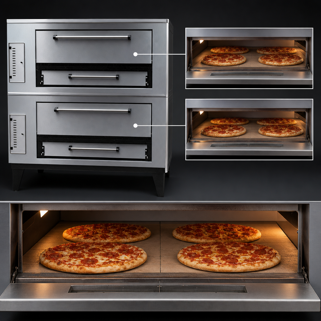48 x 36-Inch Cooking Surface Per Deck