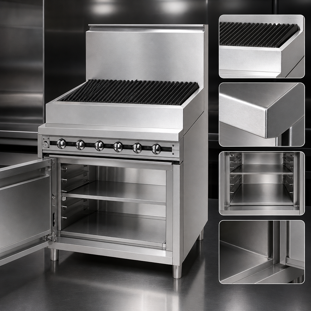 Stainless Steel Exterior and Interior