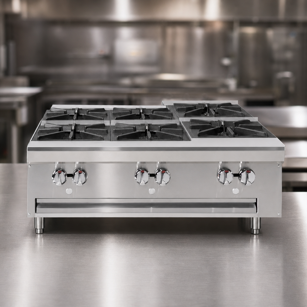 Six-Burner Layout