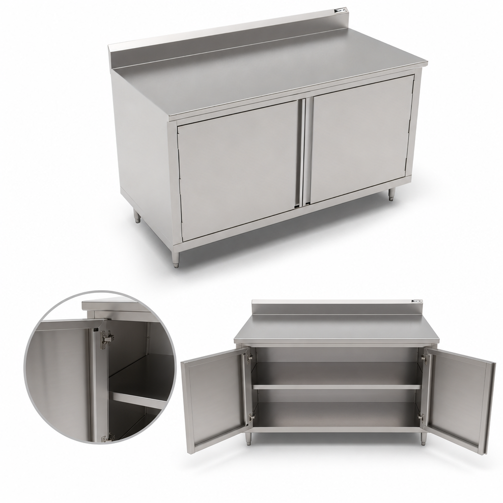 Cabinet Base with Hinged Doors