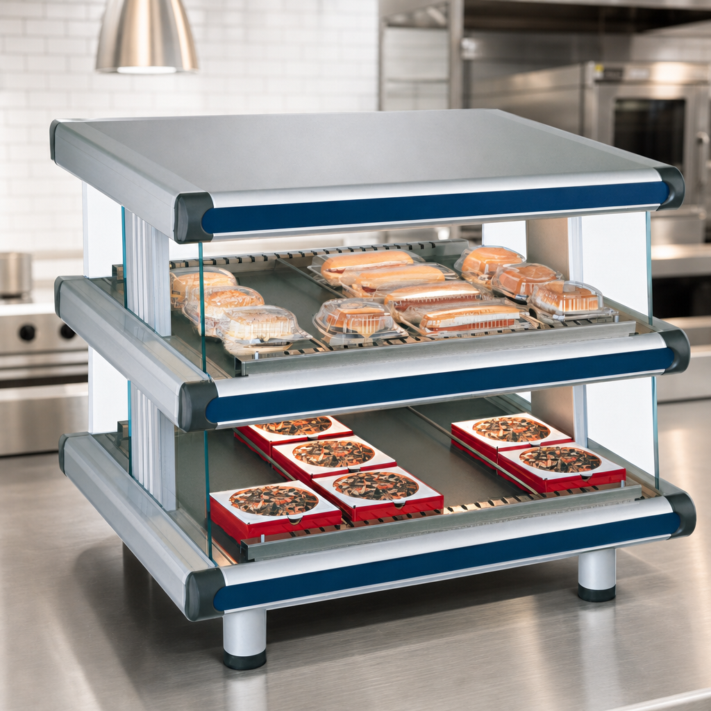 Dual Slanted Shelves