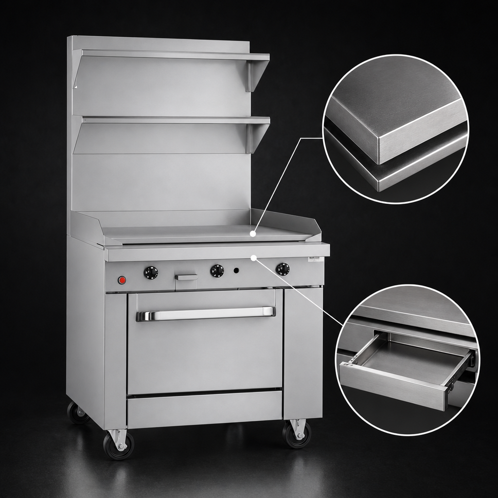 1-Inch Thick Griddle Plate