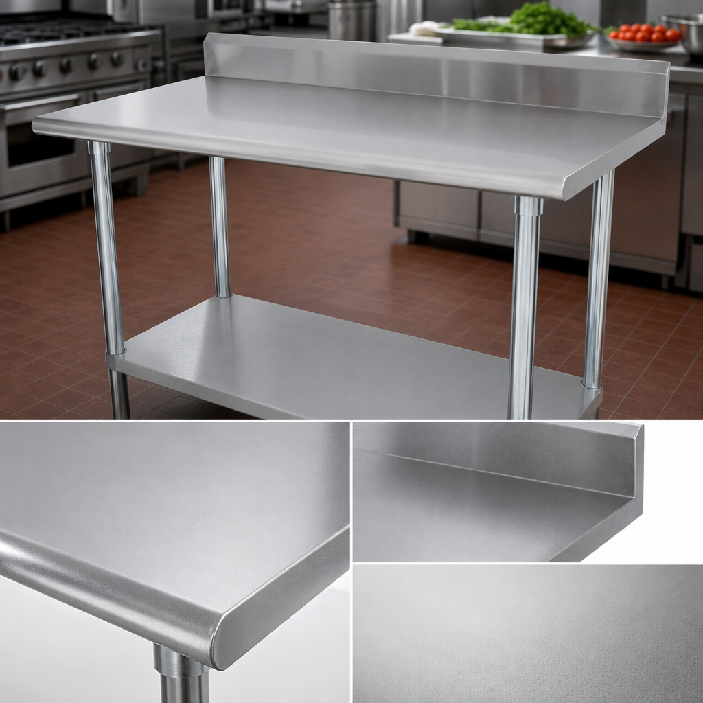 16 Gauge 304 Stainless Steel Top