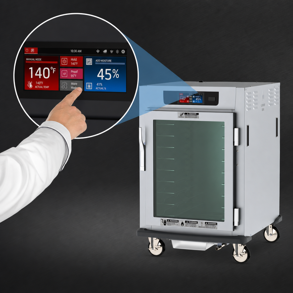 6.8-Inch Touch-Screen Controls