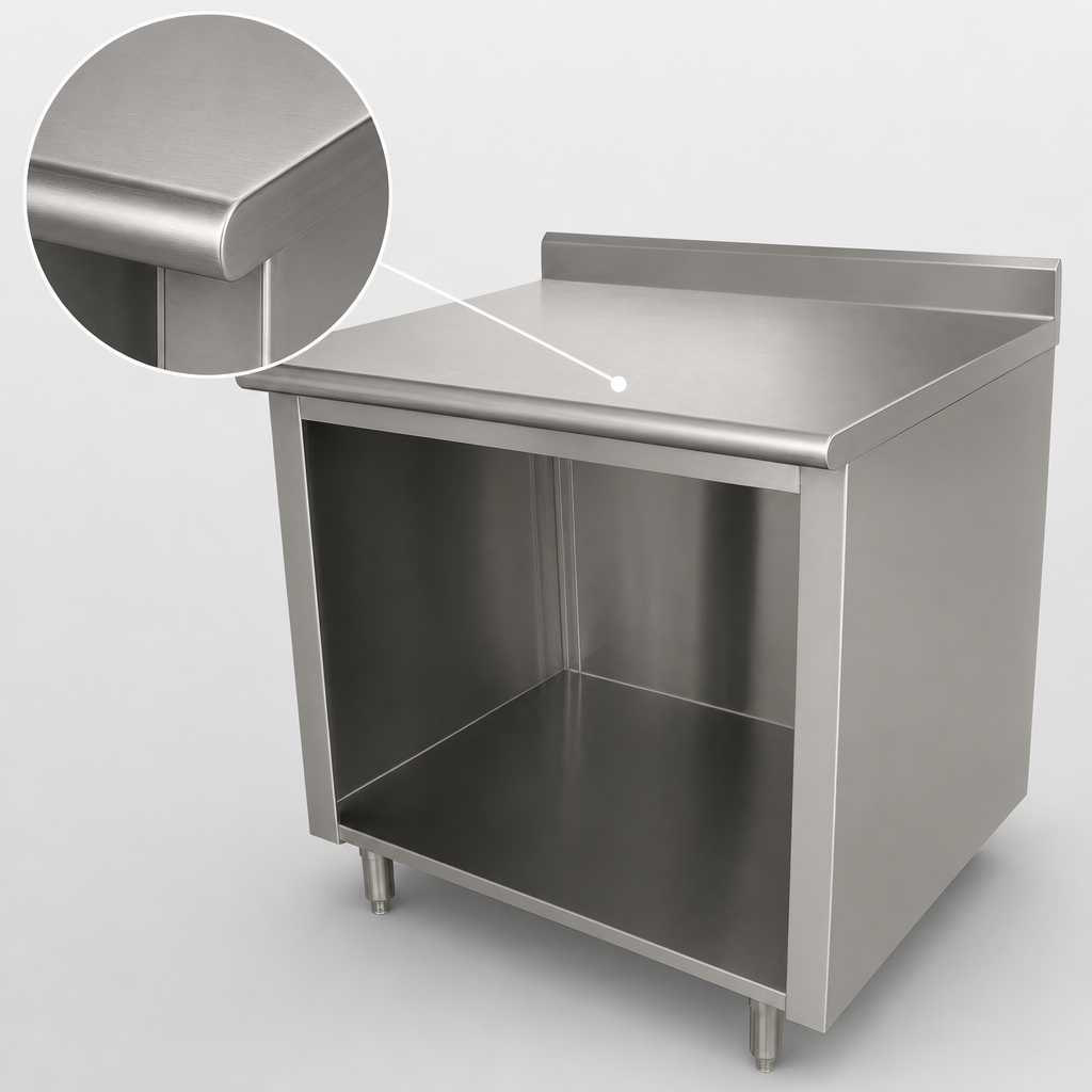 14-Gauge 304 Stainless Steel Top