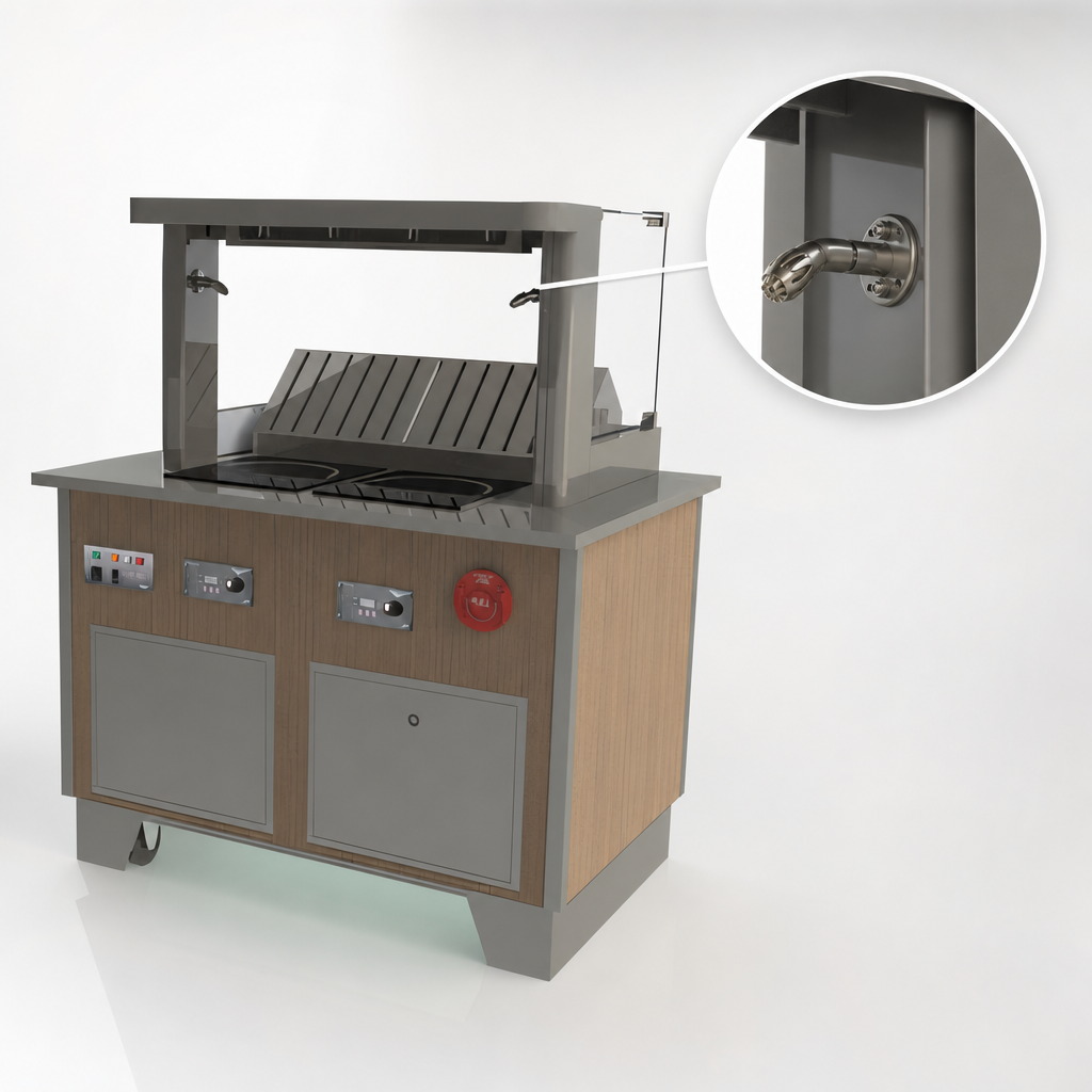 Integrated ANSUL R-102 Fire Suppression