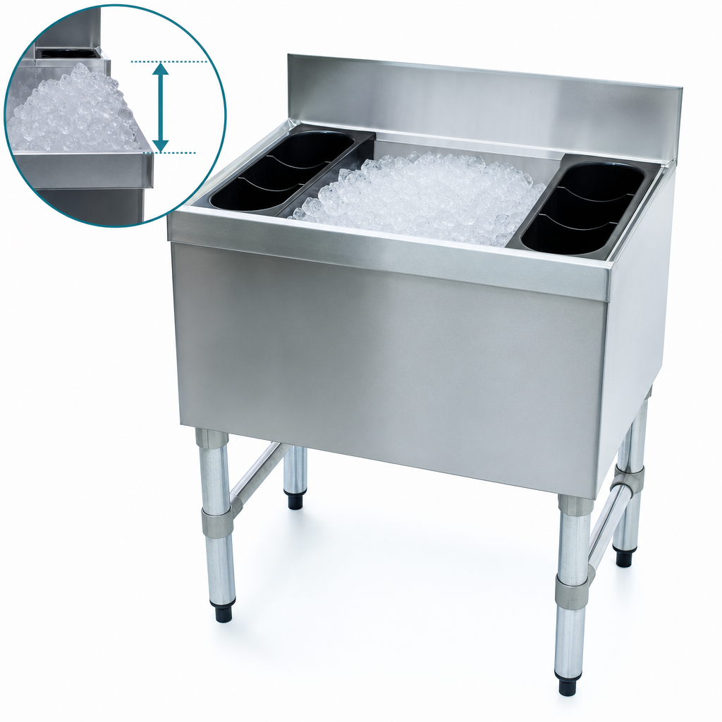 16-Inch Deep Insulated Ice Bin