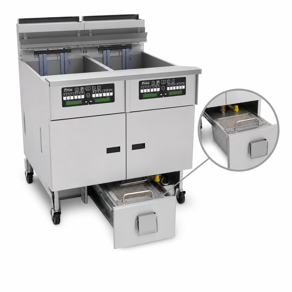 Built-In Filter Drawer System