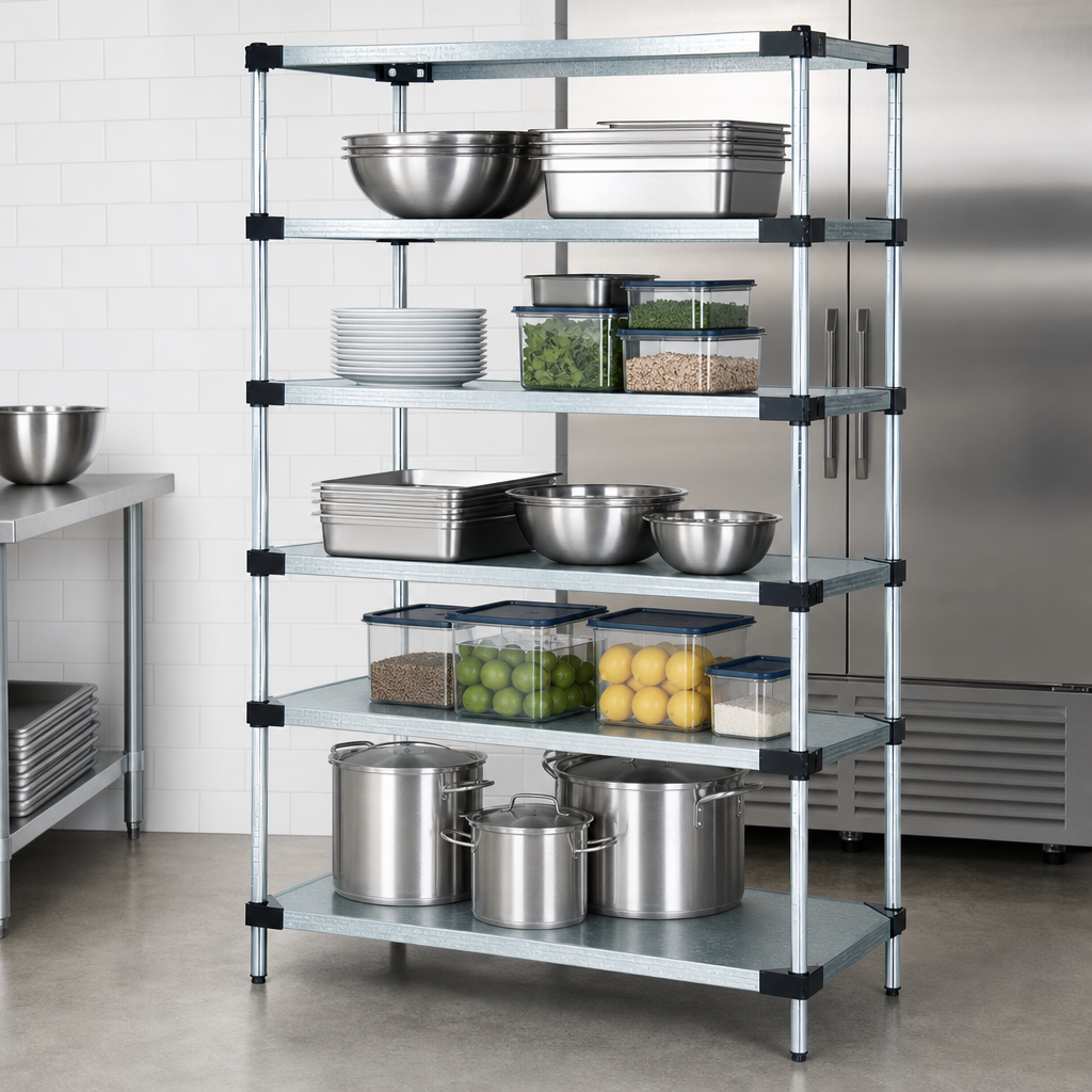 Five Solid Shelves