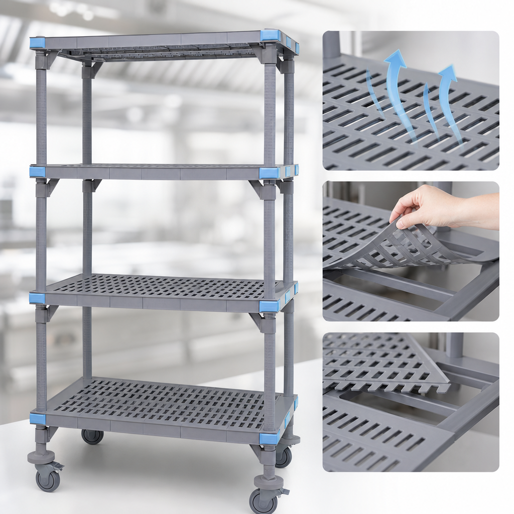 Open Grid Shelves