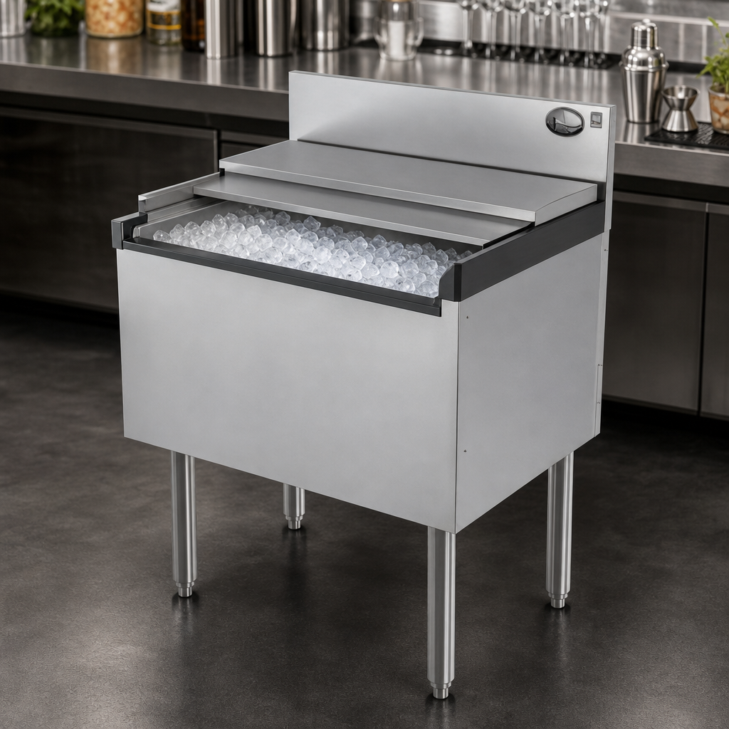 Non-Cold Plate Ice Bin