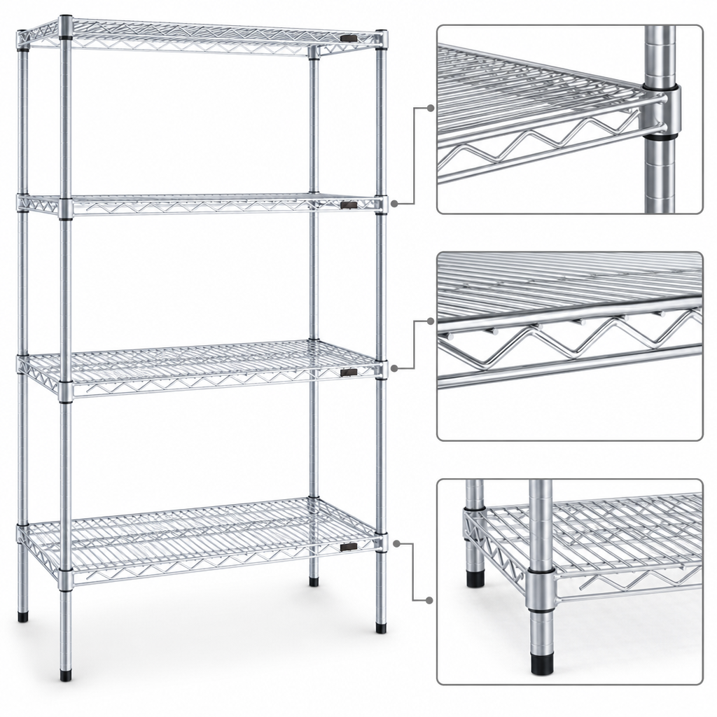 Patented QuadTruss® Shelves