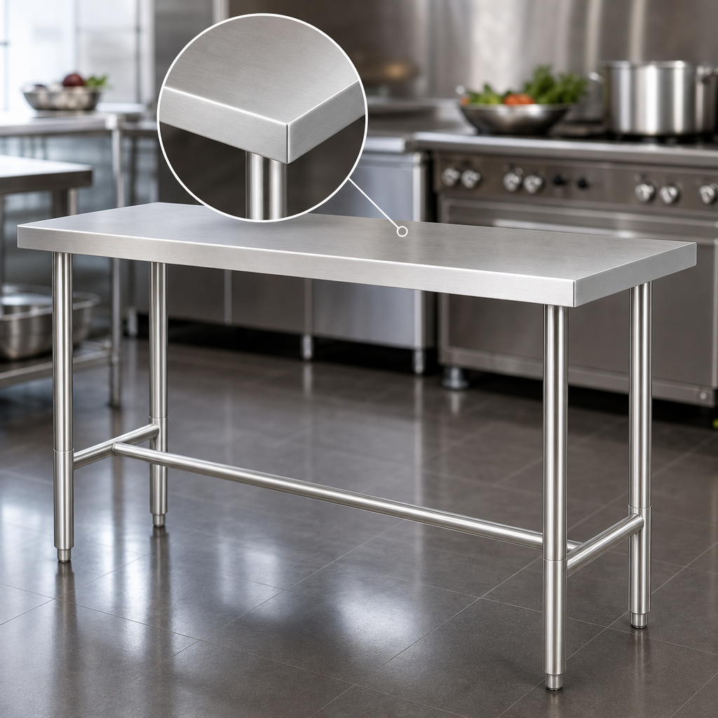 18-Gauge 430 Stainless Steel Top