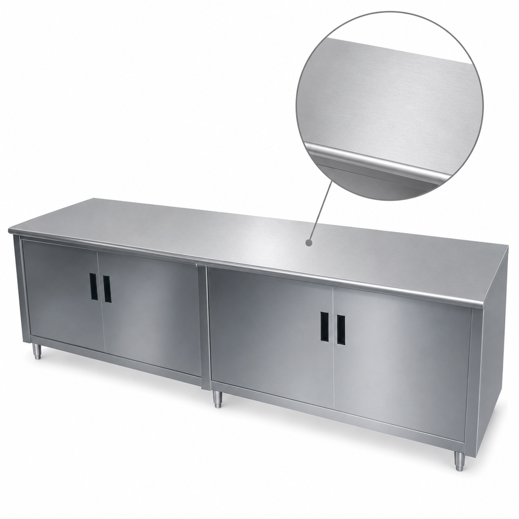 14 Gauge 304 Stainless Steel Top