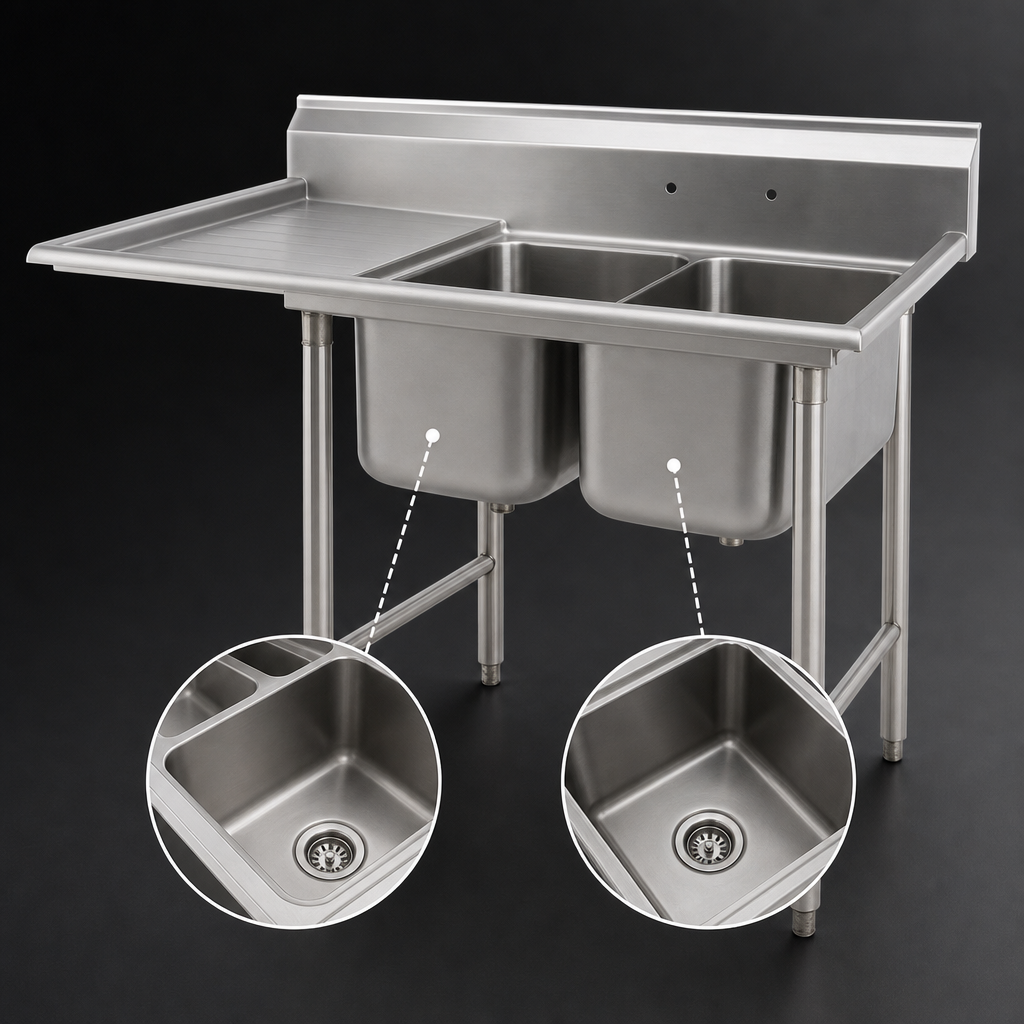 Dual Sink Compartments