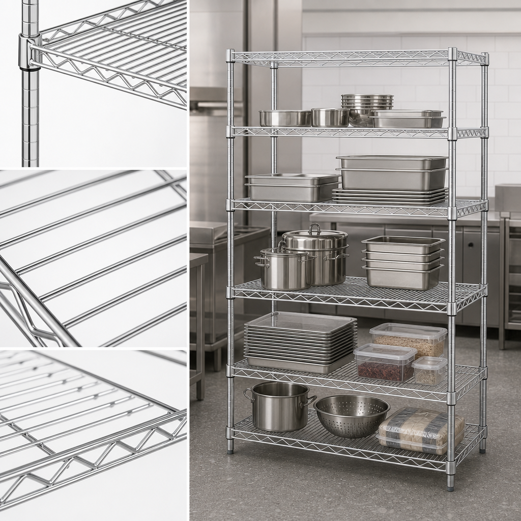 Five Wire Shelves