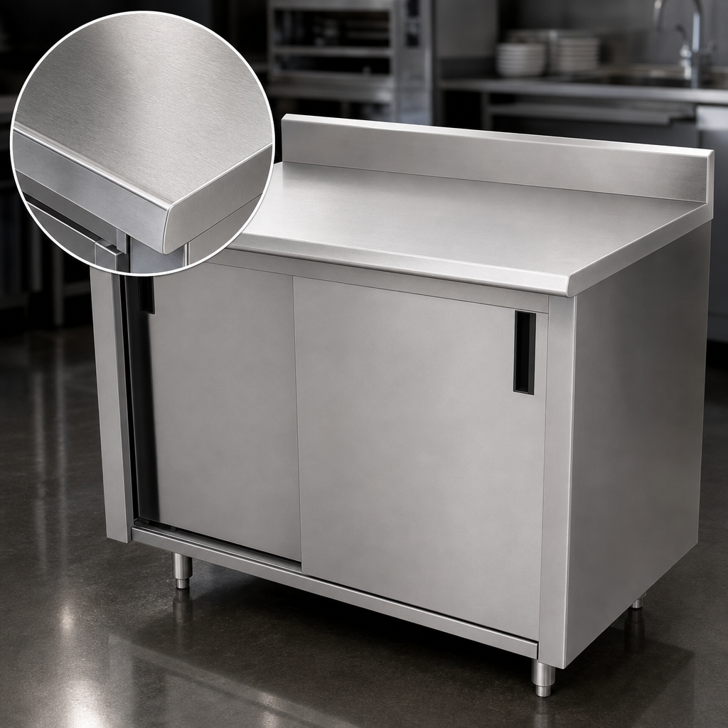 14 Gauge 304 Stainless Steel Top