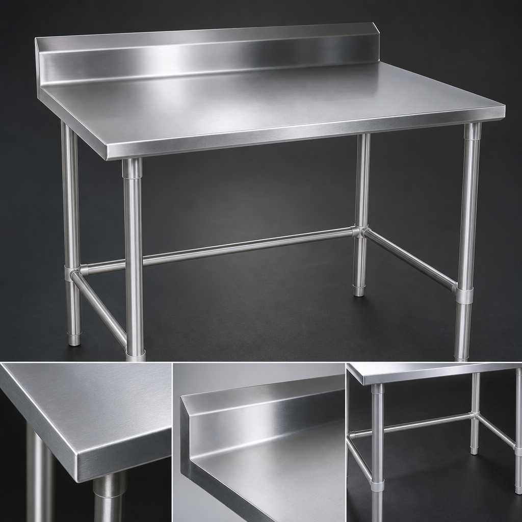 16-Gauge 300-Series Stainless Steel Top