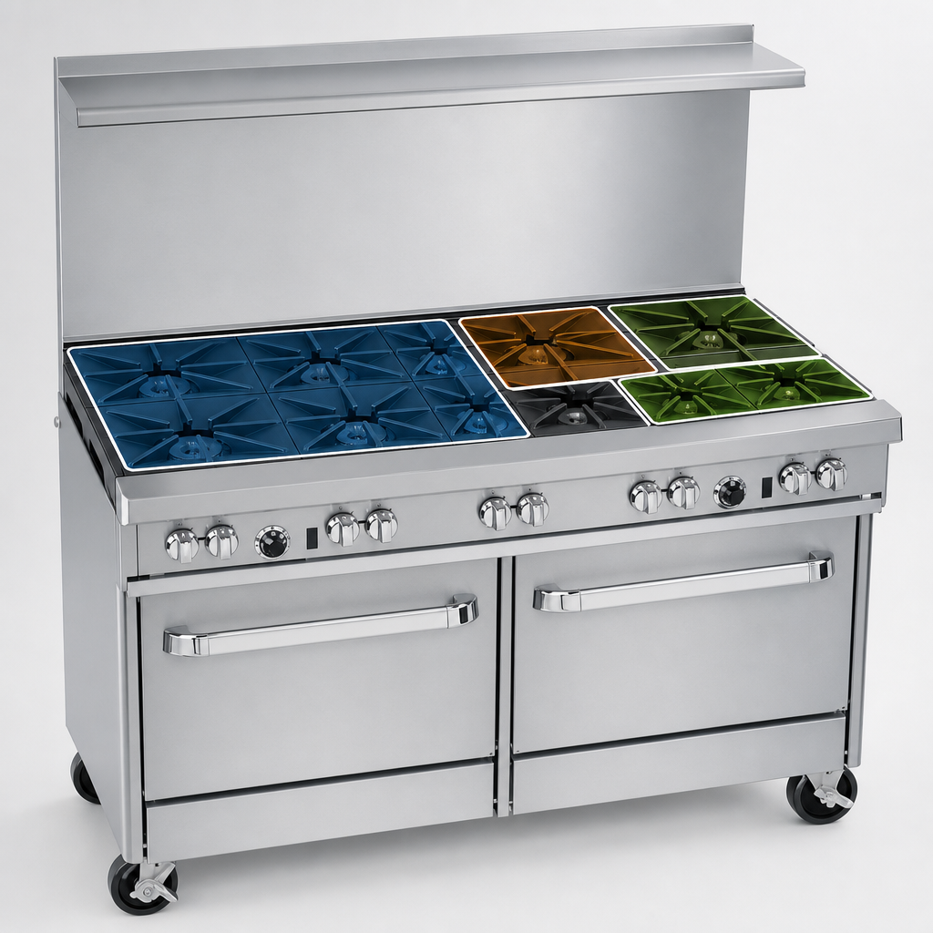Mixed Burner Configuration