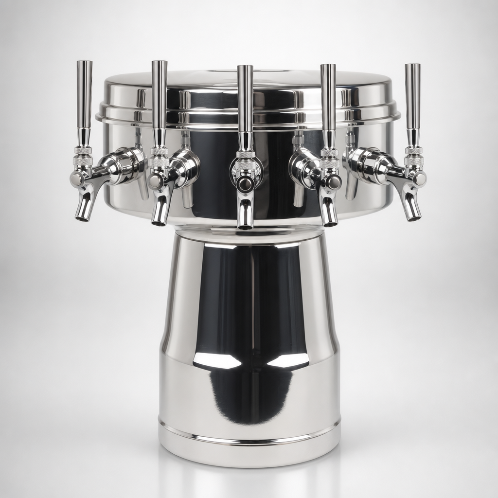 Five Stainless Steel Faucets