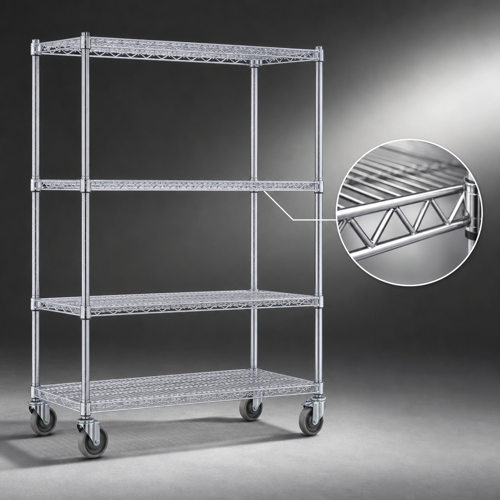 Patented QuadTruss Shelves